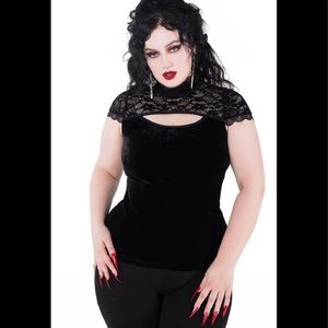Killstar Eternally Yours Keyhole Top